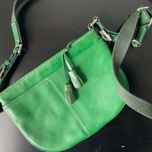 Green Coach Crossbody